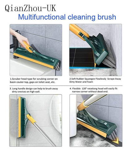 2-in-1 Floor Cleaner Brush with Wiper |🔥Flat 50% Savings🔥